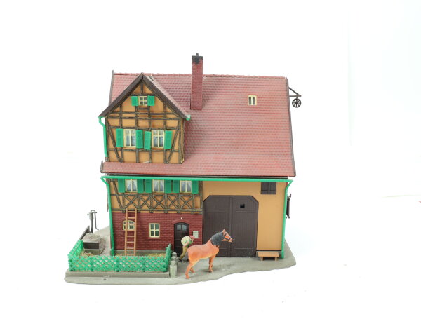 Kibri H0 38161 Gebäude Wohnhaus Schwäbisches Bauernhaus Bauernhof mit Figuren