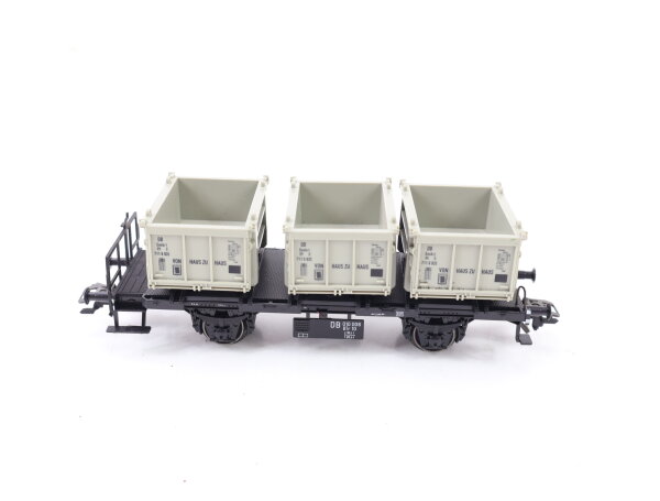 Märklin H0 48801 aus Set Güterwagen Behältertragwagen 010 008 DB / NEM