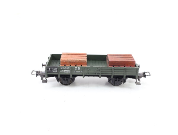 Fleischmann H0 5202 Güterwagen Kranschutzwagen grün 461024X05 DB