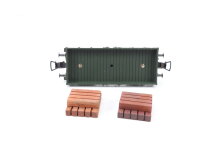 Fleischmann H0 5202 Güterwagen Kranschutzwagen grün 461024X05 DB