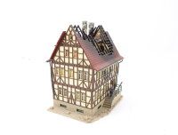 Vollmer 43728 H0 Brennendes Haus m. Flackerlicht u. Rauchsatz