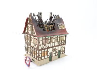 Vollmer 43728 H0 Brennendes Haus m. Flackerlicht u. Rauchsatz