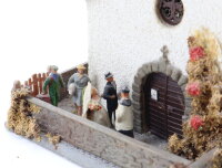 Faller H0 241 Gebäude Kirche Kapelle mit Glockenturm Hochzeit m. Figur Brautpaar