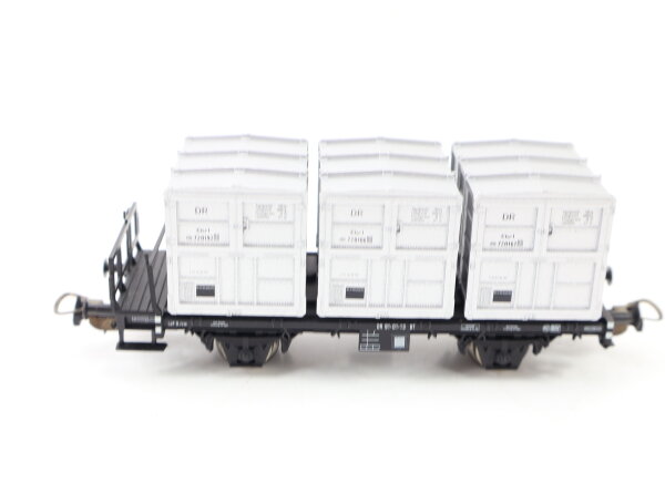 Piko H0 54420 Güterwagen Behältertragwagen BT 91-01-13 DR / AC NEM