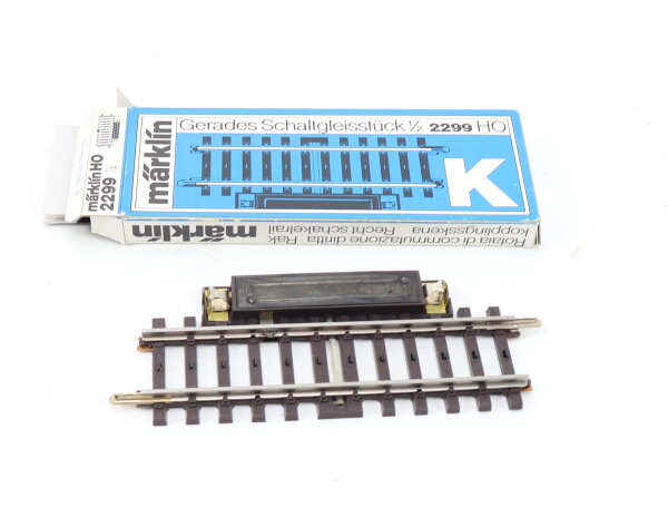 Märklin H0 2299 Gleismaterial K-Gleis Schaltgleis gerade 90mm / OVP