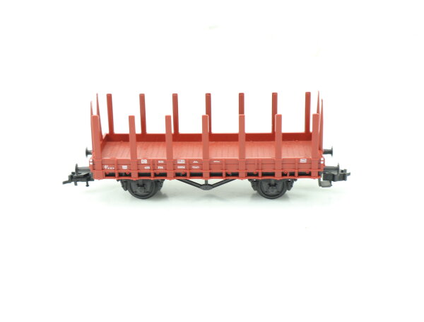 Fleischmann H0 5014 offener Güterwagen Rungenwagen R20 409 234 braun DB