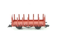 Fleischmann H0 5014 offener Güterwagen Rungenwagen R20 409 234 braun DB