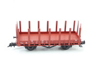 Fleischmann H0 5014 offener Güterwagen Rungenwagen R20 409 234 braun DB