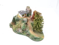 Noch H0 727 Diorama Hochalm mit Felspartie, Kleinem...