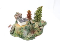 Noch H0 727 Diorama Hochalm mit Felspartie, Kleinem...