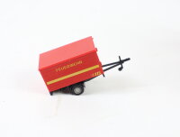 Herpa H0 Modellauto Feuerwehr PKW Koffer Anhänger 1-Achs rot