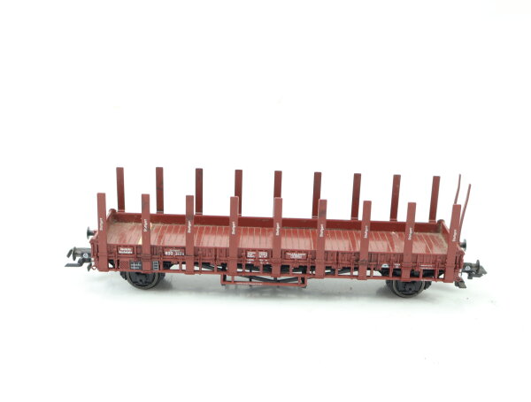 Fleischmann H0 5226 K Güterwagen Rungenwagen 600 31 Rs DR / NEM