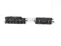 Liliput H0 210 00 Güterwagen Kranwagen grün 0038-3 DB + Flm. Kranschutzwagen DB