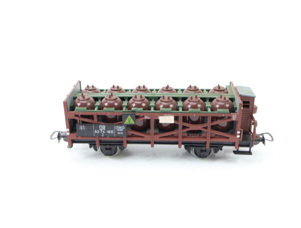Piko H0 5/6454/010 Güterwagen Säuretopfwagen mit Bremserhaus 53-74-16 DR