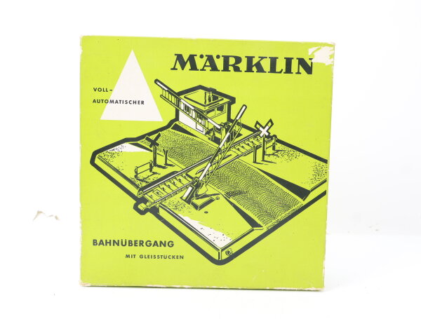Märklin H0 7192 vollautomatischer Bahnübergang OVP