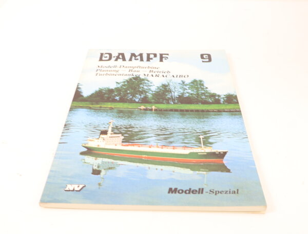 Buch- Modell-Spezial Dampf 9 Modell-Dampfturbine Turbinentanker MARACAIBO