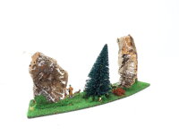 Heki H0 961 Diorama "Schäfer zwischen Felsen...