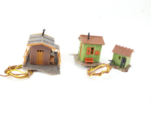 Faller H0 120140 3 Streckenhäuschen / Licht