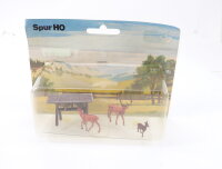 Noch H0 11780 Figuren-Set 4-tlg. Futterkrippe mit 3...