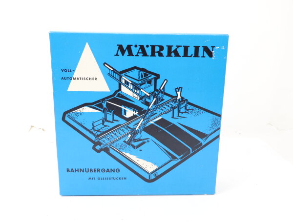 Märklin H0 7192 vollautomatischer Bahnübergang OVP / Licht