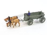 Spur H0 Figur Kutsche Fuhrwerk Pferdegespann 1:87