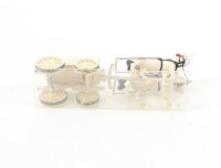 Spur H0 offene kleine Kutsche als 2-Spänner in weiß