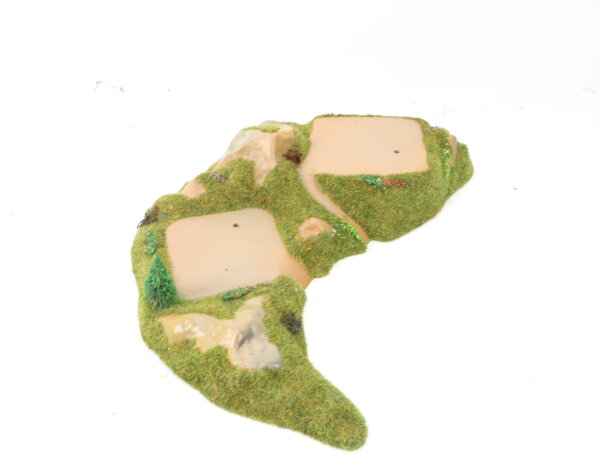 H0 Landschafts-Erhöhung Berg  Hügel mit 2 Plateaus für Häuser Lanschaftsbau