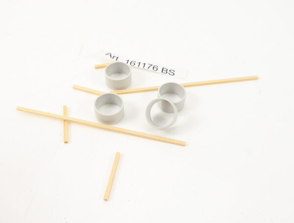 Spur H0 Ausschmückung Bausatz Ladegut 4 St. Betonringe Kanalringe auf Palette