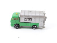 Majorette Nr.218 Modellauto LKW Mercedes Benz KUKA Müllwagen grün