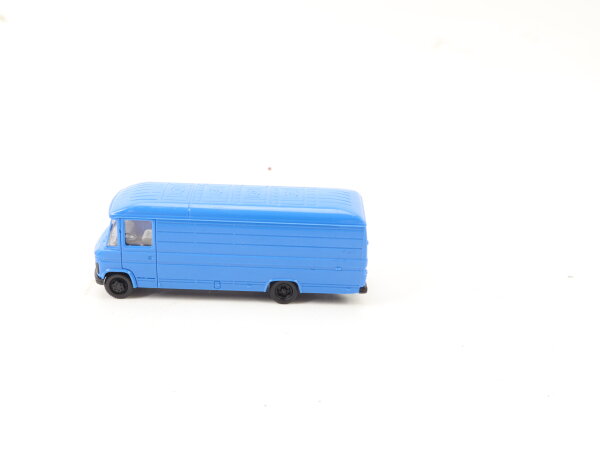 Herpa H0 Modellauto Transporter Mercedes-Benz 508 D blau 1:87