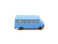 Herpa H0  Modellauto Transporter Mercedes MB 207 D Blau 1:87