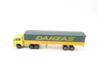 Majorette H0  Modellauto LKW MB Mercedes-Benz Pritschen Plane "Danzas"
