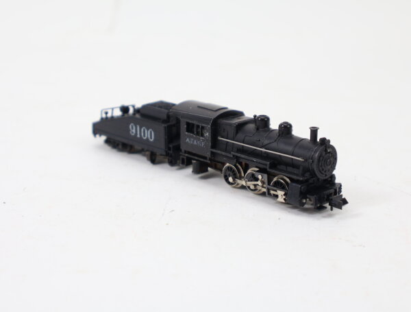 Minitrix N 51 2929 00 US Dampflok Schlepptenderlok 0-6-0 A.T.&S.F. #9100