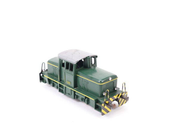 Fleischmann H0 1306 F Diesellok Rangierlok Werkslok grün