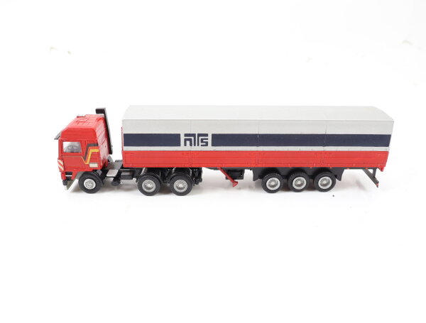 Herpa H0 Modellauto LKW Volvo F12 Pritschensattelzug  "NTS Nordisk"