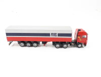 Herpa H0 Modellauto LKW Volvo F12 Pritschensattelzug  "NTS Nordisk"