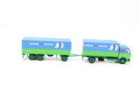 Herpa H0 811330 Modellauto LKW Mercedes MB Lastzug Hamburg Heik Hannover