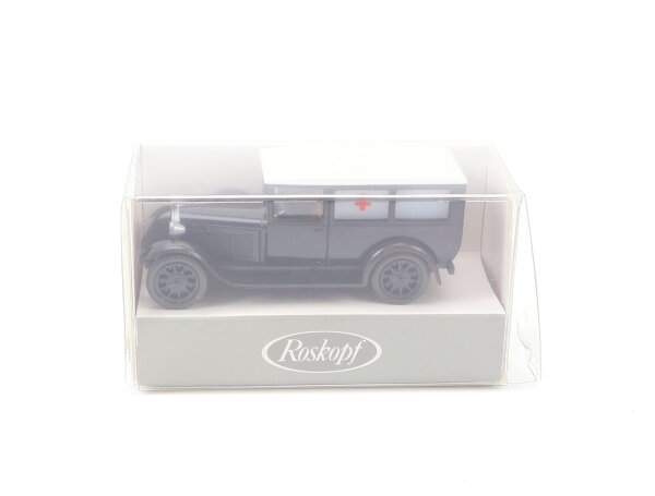 Roskopf H0 222 Modellauto PKW Mercedes L 1000 "Daimler Benz" Krankenwagen 1:87