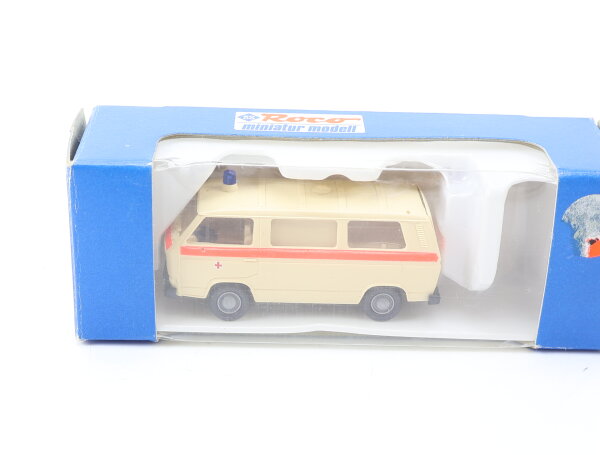 Roco H0 1355 Modellauto PKW VW T2 Ambulance DRK 1:87 OVP