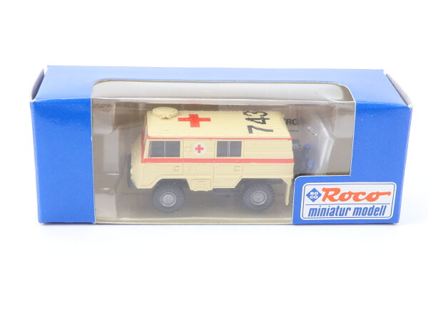 Roco H0 1727 Modellauto PKW Puch Pinzgauer 4x4 DRK Krankenwagen 1:87 OVP