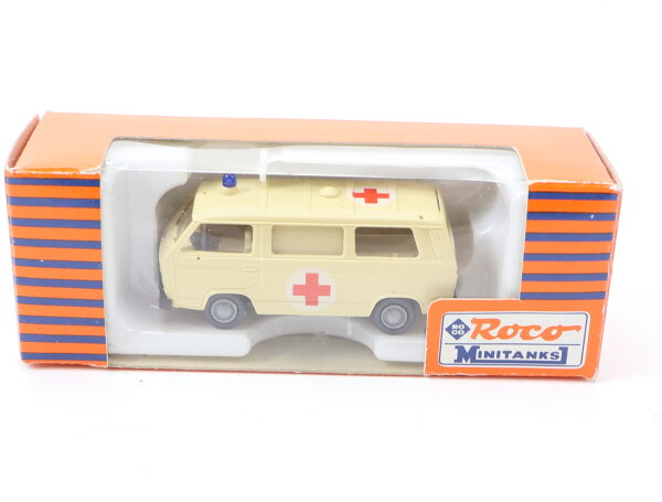 Roco Minitanks H0 456 Modellauto PKW VW T2 Ambulance Rotes Kreuz 1:87 OVP
