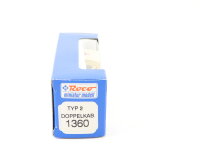 Roco H0 1360 Modellauto PKW T2 Doppelkabine Rotes Kreuz mit Pritsche/Plane 1:87