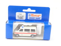 Roco H0 1480 Modellauto PKW VW T4 Bus Baby-Notarzt...