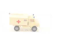 Roco H0 1306 Modellauto LKW Unimog 1300 DRK Koffer 1:87 OVP