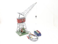 Märklin H0 7051 elektrischer Kran Drehkran und Stellpult / OVP
