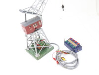 Märklin H0 7051 elektrischer Kran Drehkran und Stellpult / OVP
