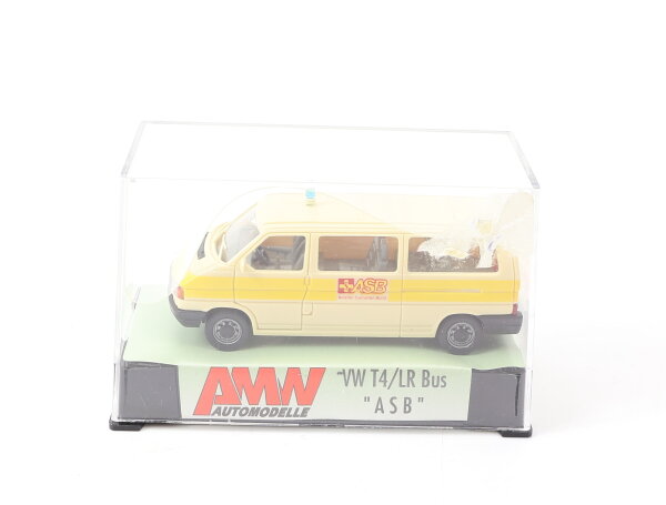AMW H0 3017.2 Modellauto PKW VW T4 Van Bus ASB "Arbeiter-Samariter-Bund" OVP
