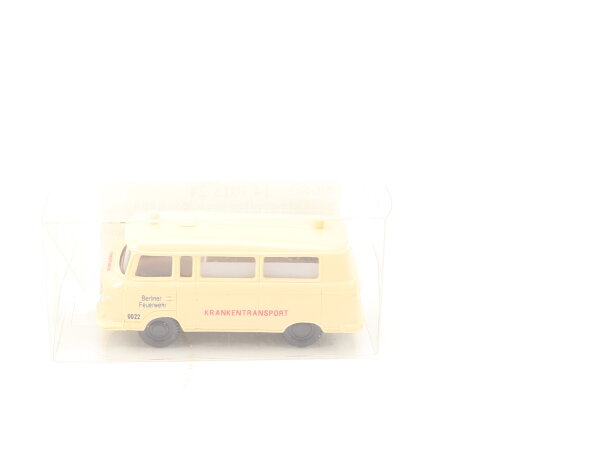 s.e.s. H0 14 1013 24 Modellauto PKW Barkas  Krankentransport Berliner Feuerwehr