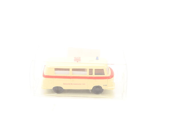 s.e.s. H0 14 1013 23 Modellauto PKW Barkas  Krankenwagen 1:87 OVP