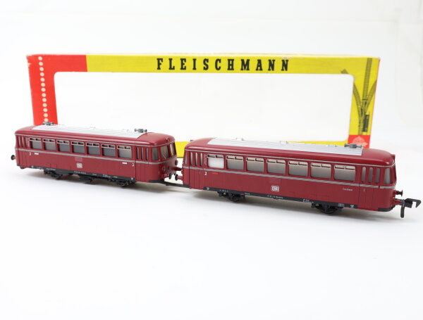 Fleischmann H0 1372/2 Triebwagenzug Schienenbus mit Beiwagen VT/VS 98 DB / OVP